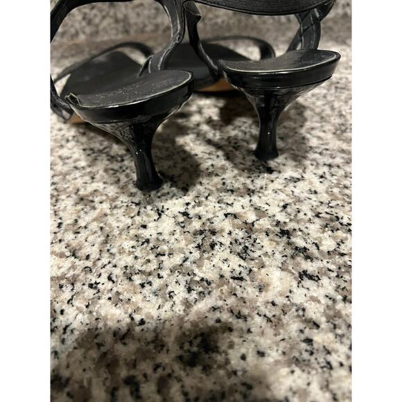 Stuart Weizmen Black strapy heels - Picture 3 of 5